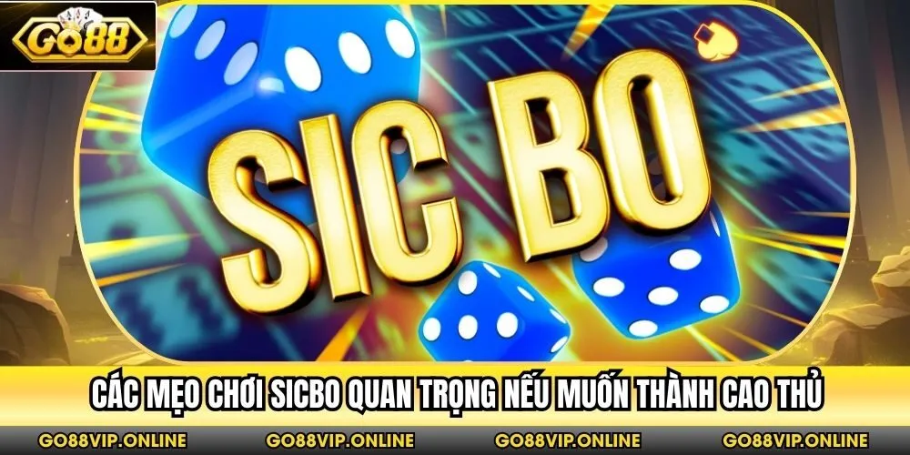 Các mẹo chơi Sicbo quan trọng nếu muốn thành cao thủ